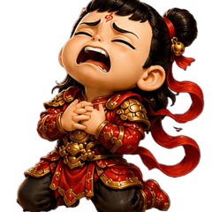 Nezha Drama King Big Stickers