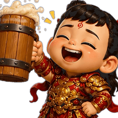 Nezha Daily Nagging Big Stickers