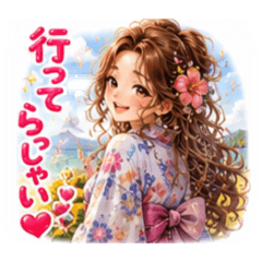 超可爱的浴衣女孩2