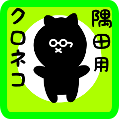 black cat sticker for sumida