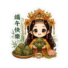 可愛Q媽祖-端午節快樂