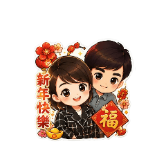 晁晁綾綾年節祝福語