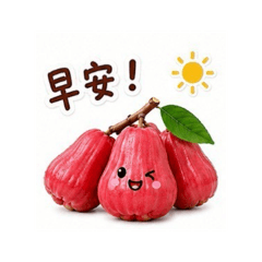 喜悅小貼圖 16 蓮霧問候篇