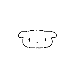 線條小白狗