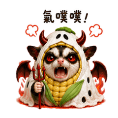玉米蜜袋鼯的幽靈化