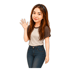 Cute Stylish Girl Daily Stickers