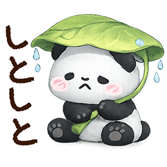 Cute Lazy Panda Sticker6