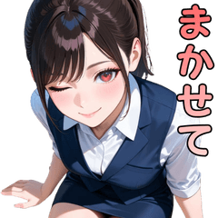 オフィスの癒し系OL