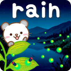 Panda cat Pannya, rainday moving english