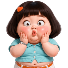 Funny face girl 246 No Text