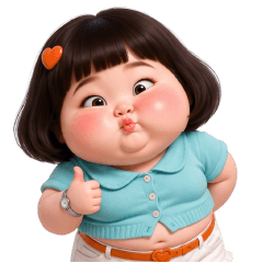 Funny face girl 246 EN