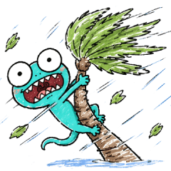 (R)Funny Green Frog_5