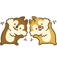 ชิพ แอนด์ เดล mojiji♪ ตัวติดหนึบ!