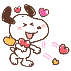 組み合わせて楽しい♡ゆるカワ♪スヌーピー