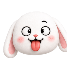 Playful Floppy Rabbit Emoji Many Moods