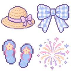 Cute pixel art Sticker