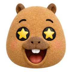 คาปิบาร่ากวน Emoji Many Moods