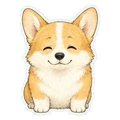 Corgi Line Wash 1A