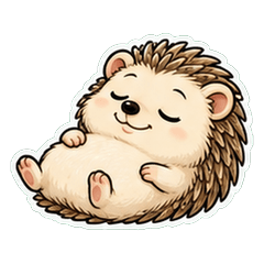 Hedgehog Bold Line 1A
