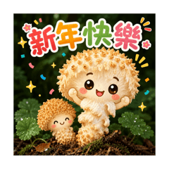 Happy Mushroom Friends Set 2
