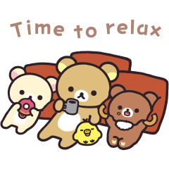 BASIC RILAKKUMA สติ๊กเกอร์