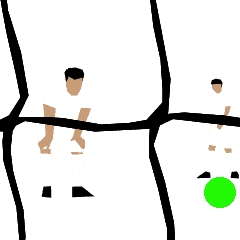 サッカー（サッカー）試合のモーメント(3)