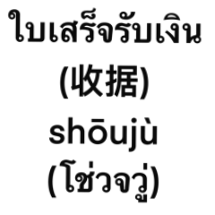 Expense -Chinese