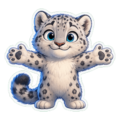 Snow Leopard Neon 1A