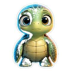 Sea Turtle Neon 1A