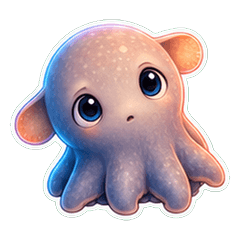 Dumbo Octopus Neon 1A