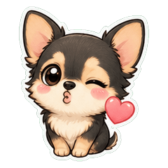 Chihuahua Fluffy Face