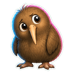 Kiwi Bird Neon 1A