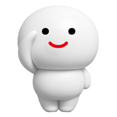 しろまめくん3D＠毎日使える絵文字スタンプ
