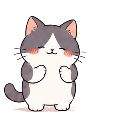 動く！ゆったり猫【相づち・アニメ】