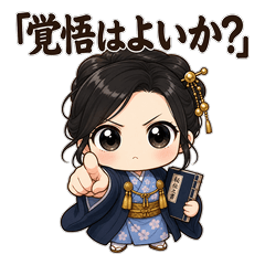 LINEスタンプ 災害史の語り部ゆずき