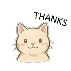 Fluffy Cream Cat Purr Chat