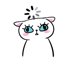 Mii White cat