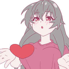 Aiko-chan Couple Animated Sticker 04