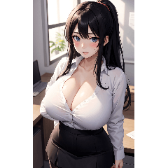 超巨大秘書の彼女4写真