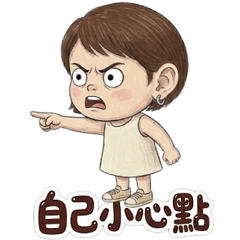 Short-haired  girl 01