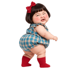Funny face girl 248 EN