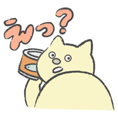 Sticker of cat's feeling