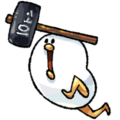 Mochimochi white bird 15