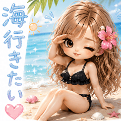 Summer !Gal's Daily Stickers