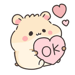 Hamster Stickers for Everyday Greetings