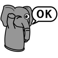 Little elephant puppet