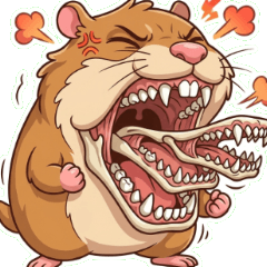 ダークな不機嫌カピバラ