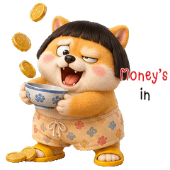 Bob Hair Shiba Dog Charm(EN)