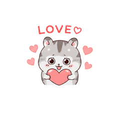 Hammy Hamster Small Stickers