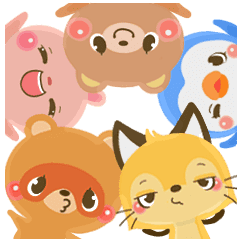 はじめての1 5頭身あにまる1 Line スタンプ Line Store はじめての1 5頭身あにまる1 Line スタンプ Line Store